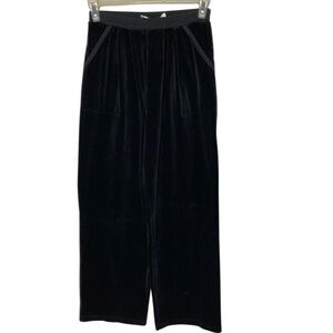 Sonia Rykiel velour wide leg pants‎